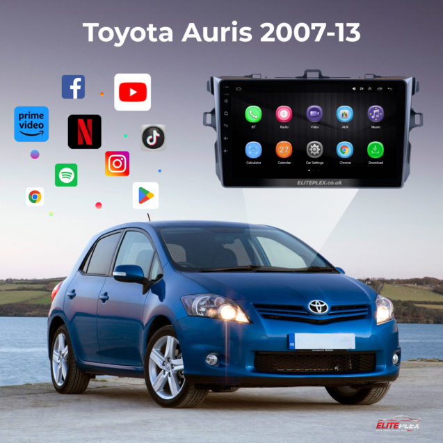 Toyota Auris 2007-13 Android Carplay Radio GPS Navigation System Touch Screen-10