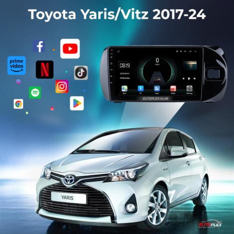 Toyota Vitz 2015-20 Android Carplay Radio GPS Navigation System Touch Screen-111