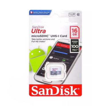 SanDisk 16GB MicroSDHC Card