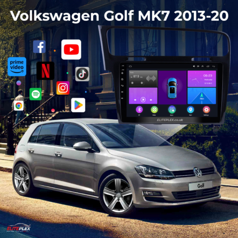 VW Volkswagen Golf 7 2013-15 Left Hand Carplay Radio GPS Navigation System Touch Screen-9