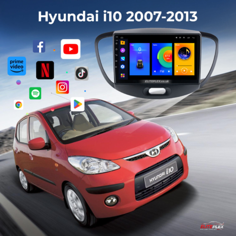 Hyundai i10 2007-13 Carplay Radio Android Auto Apple Carplay -7