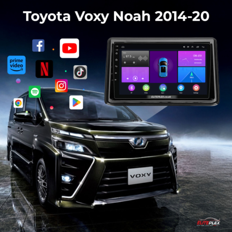 Toyota Voxy Noah 2014-2020 Carplay Radio Android Auto Apple Carplay- 11