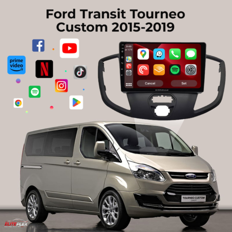 Ford Transit Tourneo Custom 2015-2019 Radio Android Auto Apple Carplay exterior