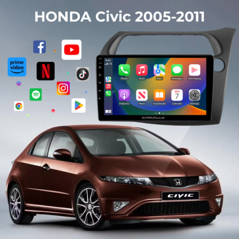 HONDA Civic 2005-2011 Stereo Radio Android Auto Processor exterior