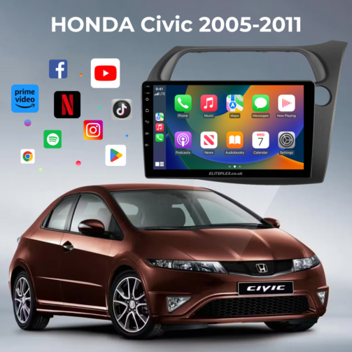 HONDA Civic 2005-2011 Stereo Radio Android Auto Processor exterior