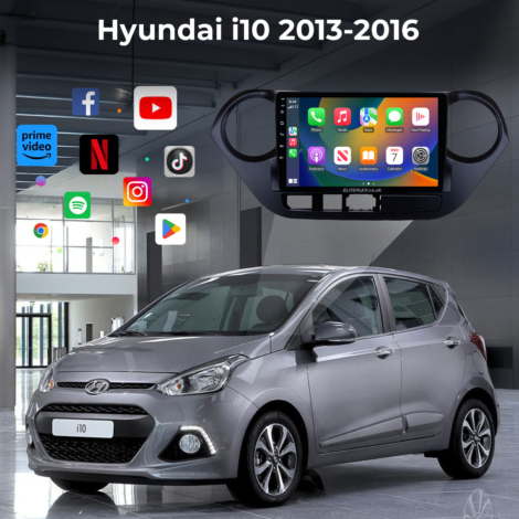 Hyundai i10 2013-2016 Radio Android Auto Apple Carplay exterior