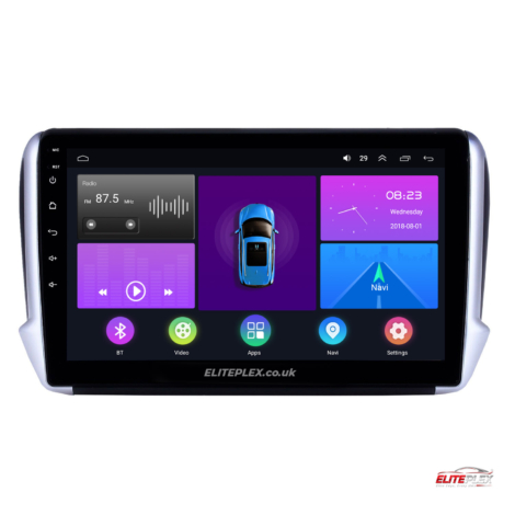 Peugeot 2008 2013-17 Car Stereo Radio Android Auto Apple Carplay