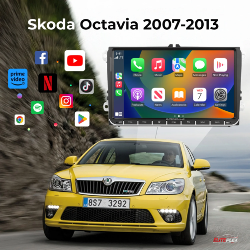 Skoda Octavia 2007-2013 OEM Style Android Head Unit Car Stereo Apple Carplay