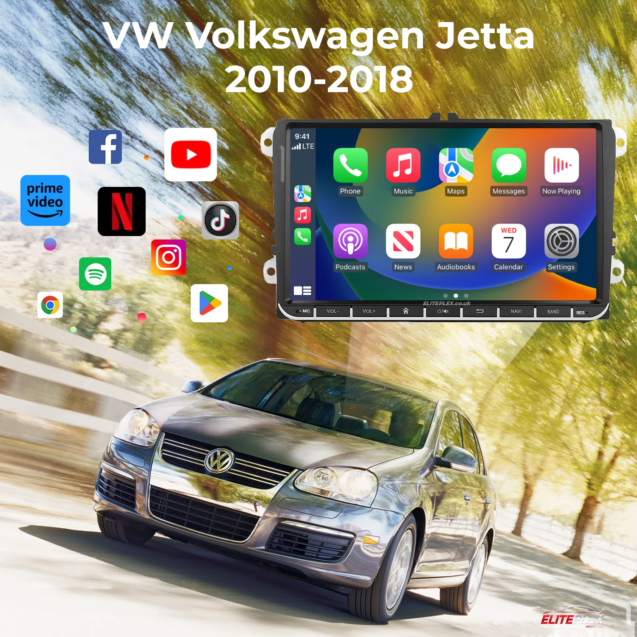 VW Volkswagen Jetta 2010-2018 OEM Style Android Head Unit Car Stereo Apple Carplay