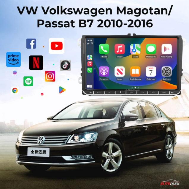 VW Volkswagen Magotan Passat B7 2010-2016 OEM Style Android Head Unit Car Stereo Apple Carplay
